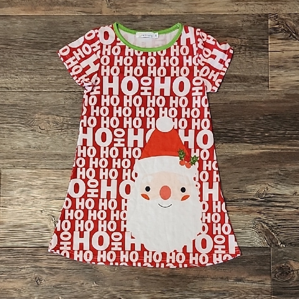 Sunshine Swing Red and White Santa Dress, Kids Size 5